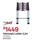 Telescopic Ladder 3.2m 10 Steps