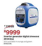 Invertor Generator Digital Sinewave 2KVA (Blue)