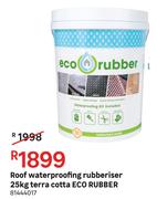 Eco Rubber 25Kg Terra Cotta Rubberiser Roof Waterproofing