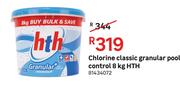 HTh 8Kg Pool Control Chlorine Classic Granular