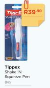 Tippex Shake 'N Squeeze Pen-8ml