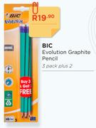 BIC Evolution Graphite Pencil-3 + 2(Free) Per Pack