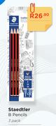 Staedtler B Pencils-3 Per Pack