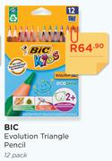 BIC Evolution Triangle Pencil-12 Per Pack