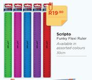 Scripto Funky Flexi Ruler 30cm