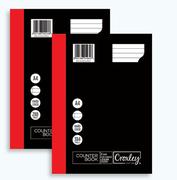 Croxley A4 3 Quire Counter Book 384 Pages Feint & Margin