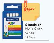 Staedtler Noris Chalk White 12 Pack