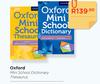 Oxford Mini School Dictionary Thesaurus