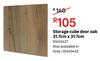 Storage Cube Door Oak 31.7cm x 31.7cm