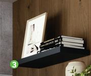 Flaoting Shelf Black 60cm x 23cm x 3.8cm