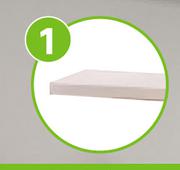 Spaceo Floating Shelf White 90 x 23.5 81499226