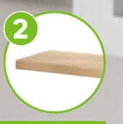 Spaceo Floating Shelf Oak 90 x 23.5 81499237