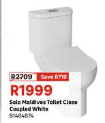 Solo Maldives Toilet Close Coupled White 81484874