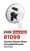 Serenus Shower Mixer Concealed Diverter 81451182