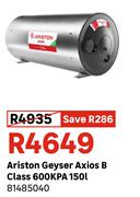 Ariston Geyser Axios B Class 600 KPA 150L 81485040