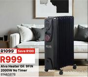 Alva Heater Oil 9 Fin 2000W No Timer 81465878