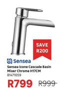 Sensea Icone Casacade Basin Mixer (Chrome) H17cm 81471059