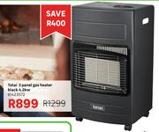 Totai 3 Panel Gas Heater Black 4.2Kw 81423572