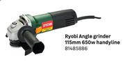 Ryobi Angle Grinder 115mm 650W Handyline 81485886-Each