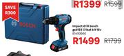 Bosch 18V GSB183 Li 1bat Kit Impact Drill 81493660