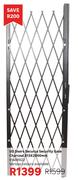 UD Doors Securus Security Gate Charcoal 813 x 2000mm 81488922