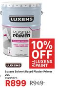 Luxens Solvent Based Plaster Primer 81490223-20Ltr