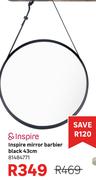 Inspire Mirror Barbier (Black) 43cm 81484771