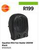 Equation Mini Fan Heater 2000W (Black)