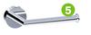 Sensea Style Paper Holder Chrome 81489485