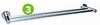 Sensea Style Double Towel Rail Chrome 65cm 81489487