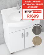 Freestanding Bathroom Cabinet & Basin
