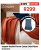 Inspire Enalie Throw Cotta 130 x 170cm 81501073