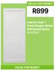 Interior Door 1 Panel Shaker White W813 x H2032mm 81505897