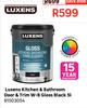 Luxens Kitchen & Bathroom Door & Trim W-B Gloss Black 81503054-5Ltr
