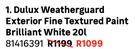 Dulux Weatherguard Exterior Fine Textured Paint Brilliant White-20Ltr