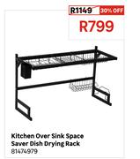 Kitchen Over Sink Space Saver Dish Drying Rack 81474979