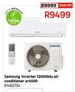 Samsung Inverter 12000 BTU Air Conditioner AR4500 81462754