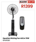 Equation 70W 40cm Misting Fan 81491061