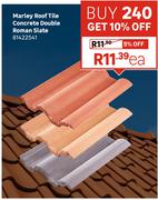 Marley Roof Tile Concrete Double Roman Slate 81422541