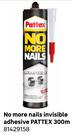 Pattex No More Nails Invisible Adhesive 81429158 300ml (Priced From)