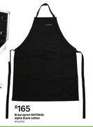 Naterial Braai Apron Alpha Black Cotton 81442312