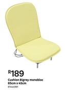 Cushion Bigrey Monobloc 85cm x 45cm 81444991