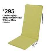 Cushion Bigrey Multiposition Yellow 120cm x 50cm 81444940