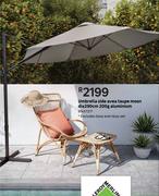 Umbrella Side Avea Taupe Moon Dia 290cm 200g Aluminium 81457217