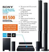 Sony 5.1 3D Blu-Ray Home Theatre System-BDV-E880