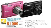 Nikon Coolpix Compact Camera-S3100