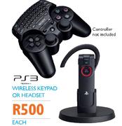 PS3 Wireless Keypad or Headset