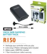 Nitho Xbox 360R Gamepad Battery Pack