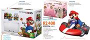 Mintendo 3DS White or Pink Bundle