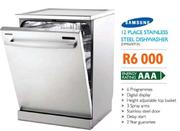 Samsung 12 Place Stainless Steel Dishwasher (DMS600TIX)